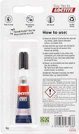 Loctite Universal Super Glue Instant Clear Liquid for Repairs 3g view 2