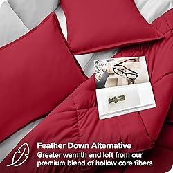 Bare Home Comforter Set - Queen Size - Ultra-Soft