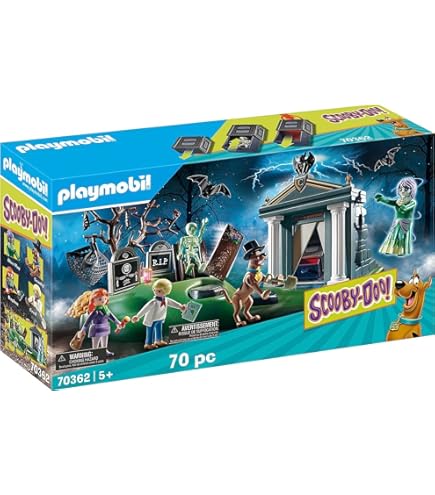 Playmobil SCOOBY-DOO! Scooby & Shaggy with Ghost #70287 NEW IN BOX 22PC