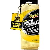 Meguiar's Water Magnet Microfiber Drying Towel, Premium Car Wash Microfiber Towel That’s Super Plush, Water Absorbent & Scratch-Free Big Microfiber Towels for Cars, 1 Pack
