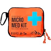 EVERLIT Ultralight Mini First Aid Kit, EDC Medical Kit, Water-Resistant EDC Mini Kit for Hiking, Backpacking, Camping, Cycling (Orange)