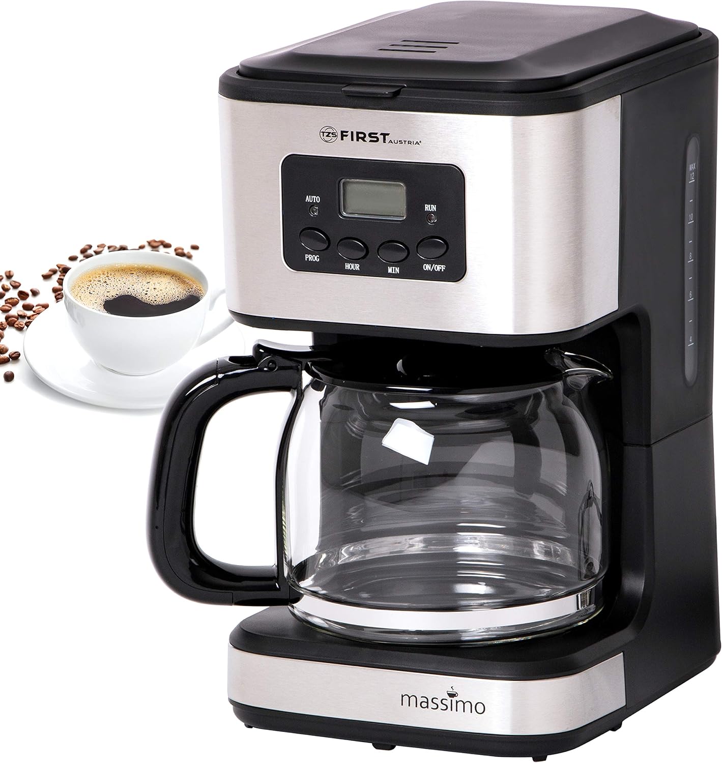 Amazon.de: TZS First Austria - Filter Kaffeemaschine mit Timer - Kaffeemaschine günstig