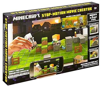 minecraft mini figures stop motion