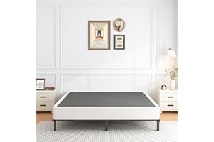 ROIL 10 Inch Full Size Box Spring, Heavy Duty Metal Box Spring Mattress Foundation with Fabric Cover, 3500lbs Max Weight Capacity, Easy Assembly, Noise Free, Non-Slip