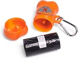 Petface Dog Poop Bag Dispenser with Snap Clip Attachment, 20 Bags Included view 3