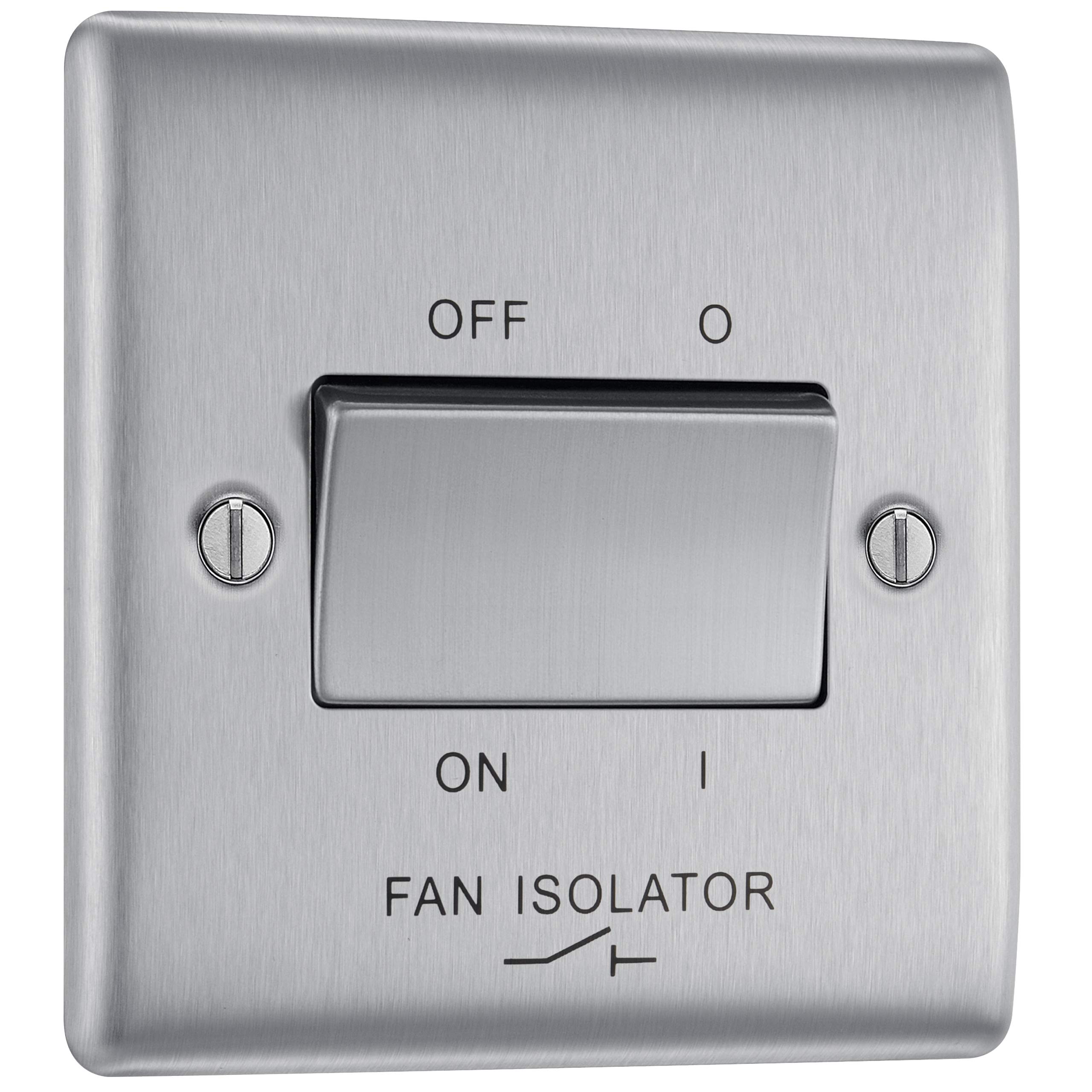 BG Electrical 3-Pole Fan Isolator Switch