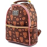 Loungefly x Sanrio Hello Kitty Pumpkin Spice Allover Print Mini Convertible Backpack