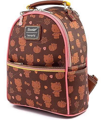 Amazon.com: Loungefly Sanrio Pochacco Gingham Mini Backpack  display picture 3