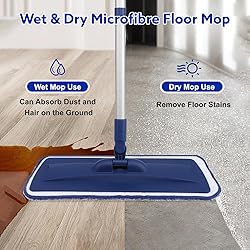 Microfiber Mop for Cleaning Floors, Extendable