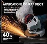 SATC 125mm Flap Discs 120 Grit Zirconia Aluminum Oxide 10 Pack Type 29 view 5