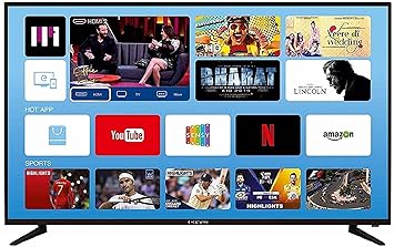 Kevin 140 cm (55 Inches) 4K UHD | HDR-10 LED Smart TV KN55UHD (Black)