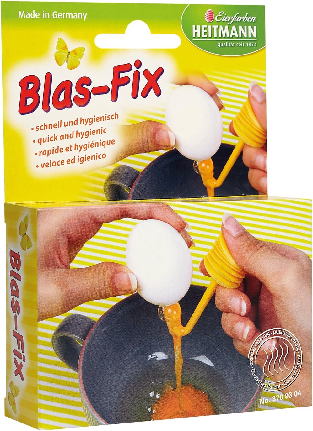 Heitmann Egg Colours 60092 Blow–Fix for easy Blowing Out Of Easter Eggs