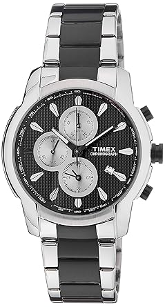 E-Class Chronograph Black Dial Mens Watch-TW000Y506