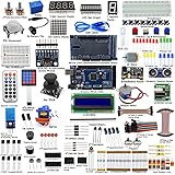 Adeept Arduino Mega 2560 Starter Kit - Complete Learning Set With LCD, Motors & Sensors