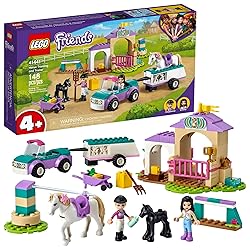 LEGO Friends Horse Training and Trailer Building