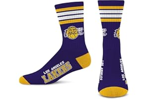 For Bare Feet NBA 4 Stripe Deuce Crew Sock Team Color