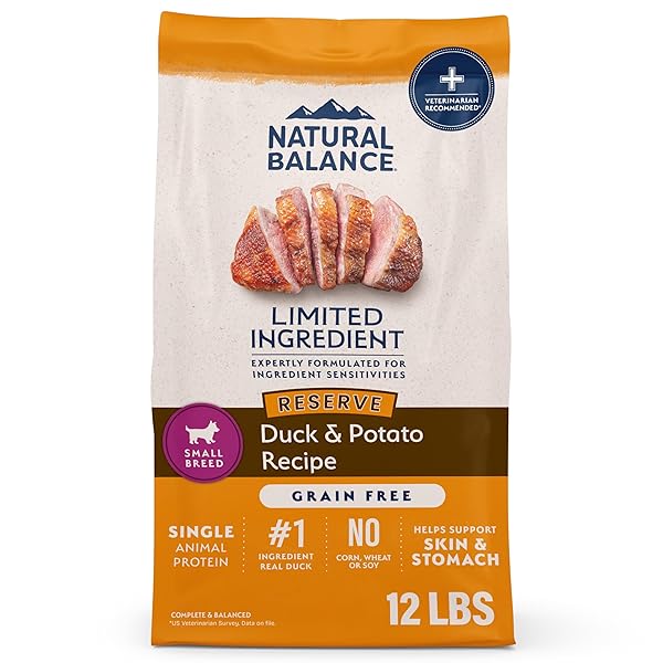 NATURAL BALANCE LIMITED INGREDIENT SMALL-BREED ADULT GRAIN-FREE DRY...