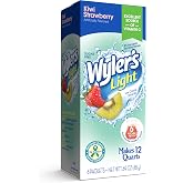 Wyler's Light Pitcher Packs Water Drink Mix, Kiwi Strawberry, 6 Packets
