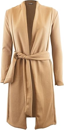 belted maxi cardigan