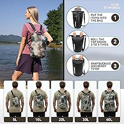 MARCHWAY Floating Waterproof Dry Bag Backpack