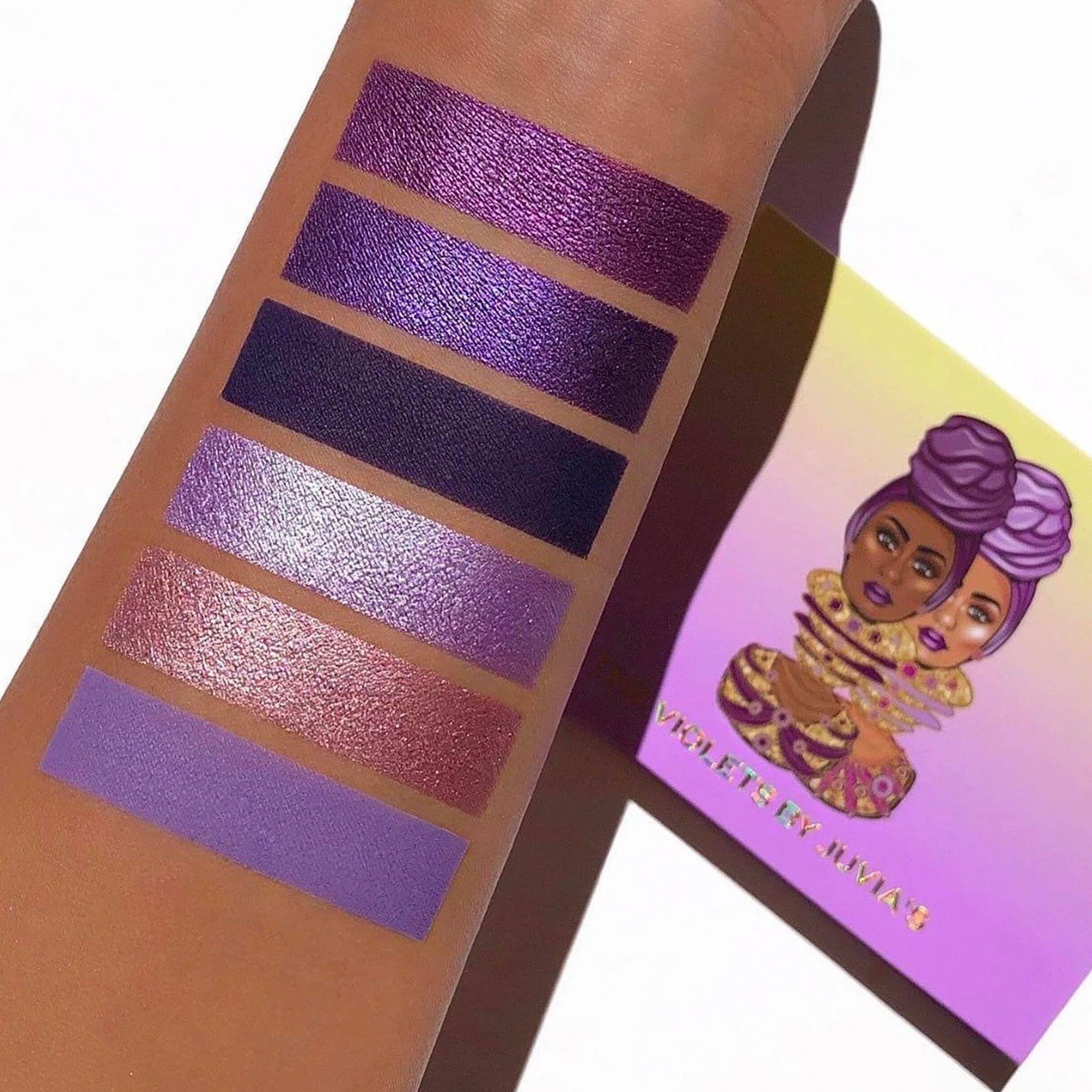 Juvia's Place The Violets Eyeshadow Palette - Professional & Pigmented Eye Makeup, Flawless Finish, Soft & Natural or Complete Glam, Shades of 6