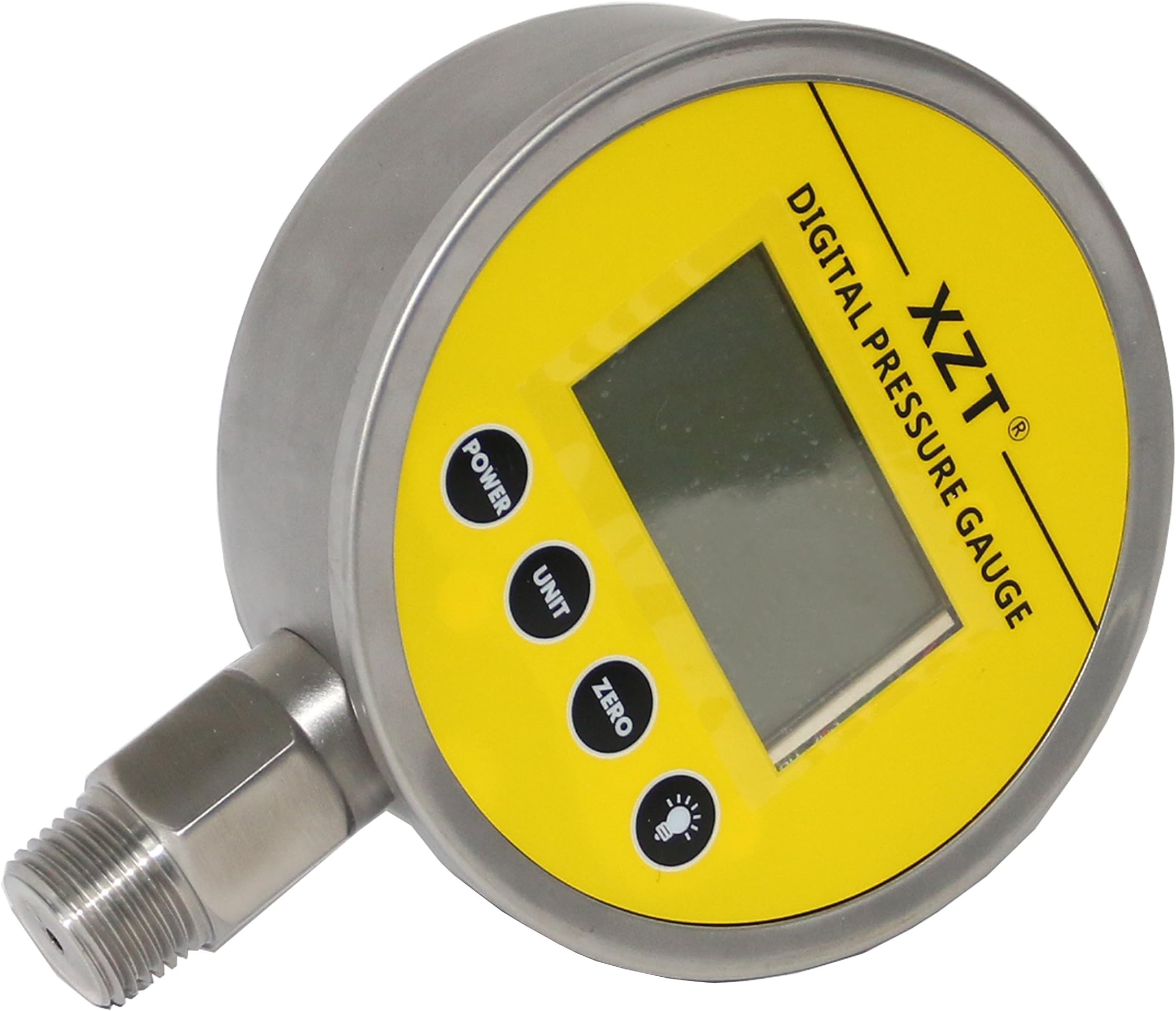 XZT Digital Hydraulic Pressure Gauge 100mm 700BAR/10000PSI-1/2BSP-base Entry