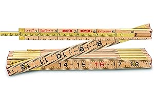 Crescent Lufkin Red End Folding Wood Rule, 6-Inch - TX46N