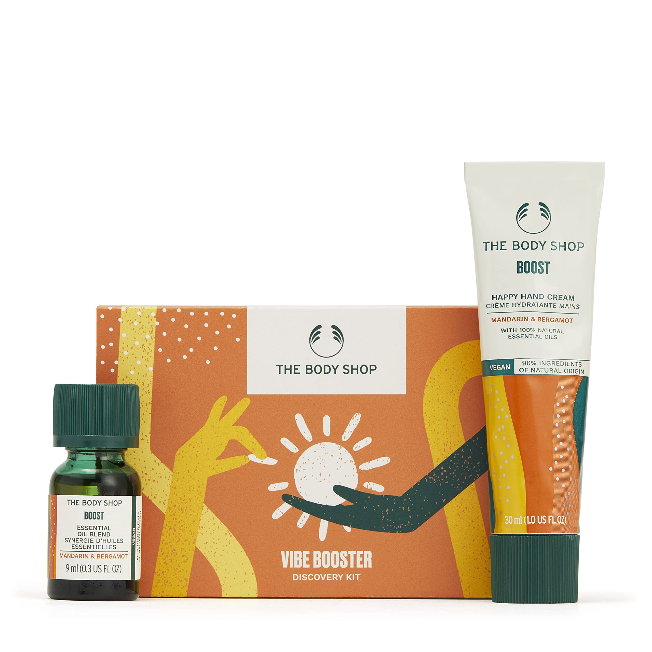 The Body Shop Duo Booster Discovery 2-Piece Set, Includes Oil Blend and Hand Cream