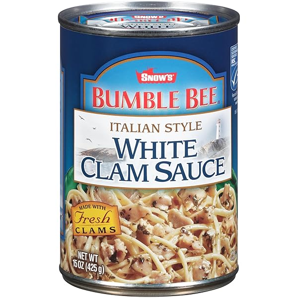 SNOW’S ITALIAN STYLE WHITE CLAM SAUCE, 15 OUNCE...