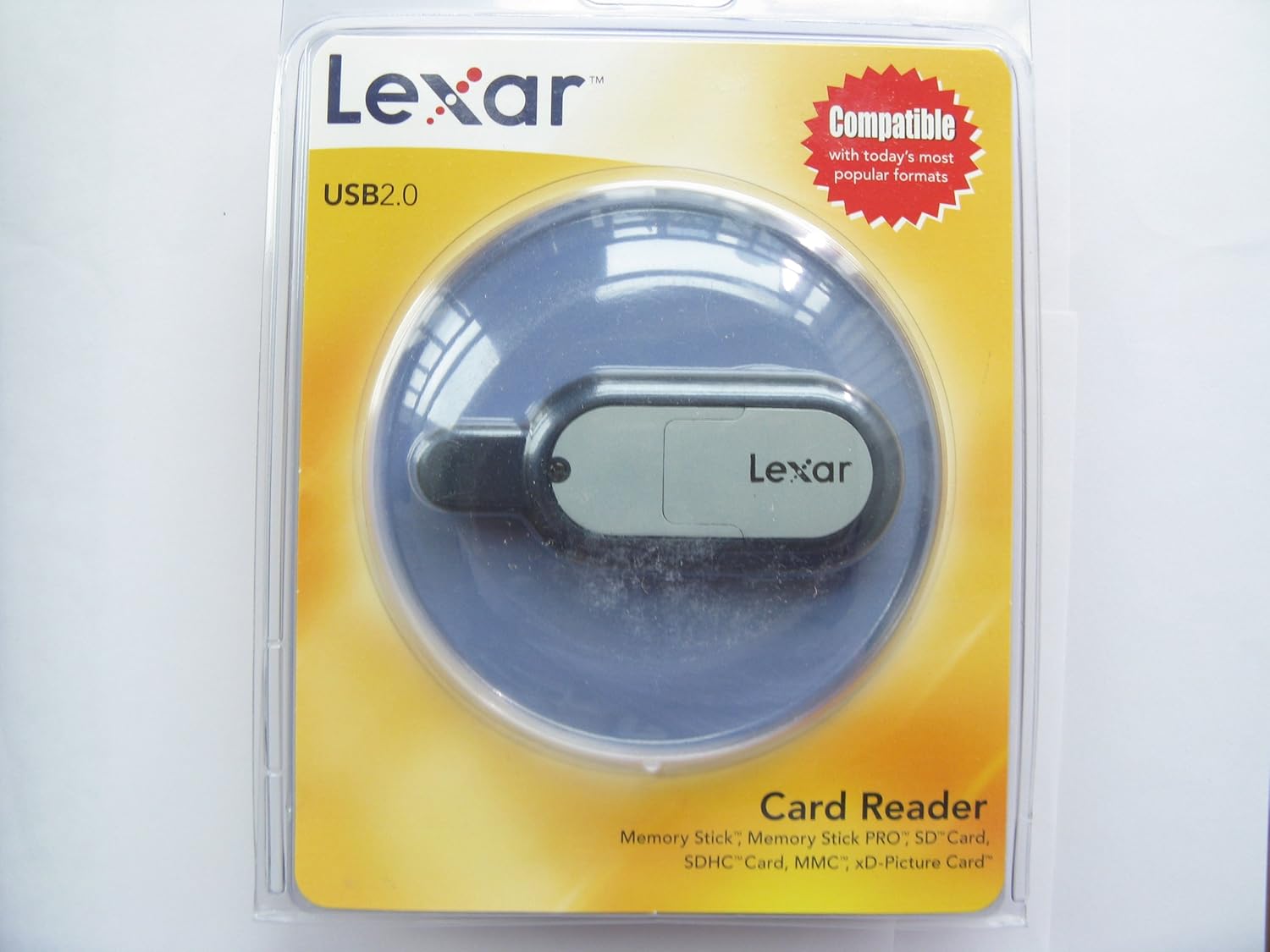 Lexar Media SingleSlot USB 2.0 MultiCard Reader (Model RW023001