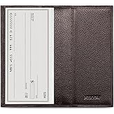HISCOW Minimalist Checkbook Cover - Full Grain Leather