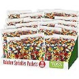 Rainbow Sprinkles in Individual Portion Packets - Ready-to-Use Colorful Sprinkles for Cake Decorating,Baking,Ice Cream Toppings for Parties - Single-Serve .55 oz Pouches (20 Count)