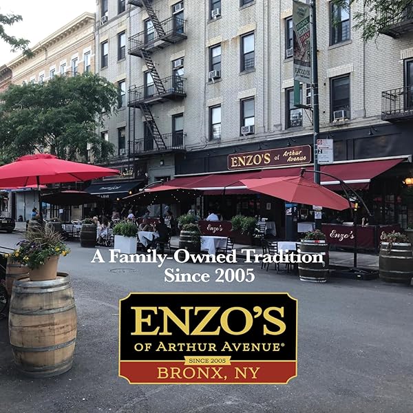 ENZO’S OF ARTHUR AVENUE AUTHENTIC TOMATO SAUCE, AUTHENTIC HOMEMADE ITALIAN CUISINE, MARINARA SAUCE, 1 PACK, 24 OZ