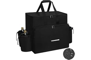 Yorkenbe Big Heater Carry Bag Compatible with Mr. Heater Big Buddy Heater, Water Resistant Buddy Propane Heater Carrying Case, with Multiple Pockets and Anti-Slip Bottom