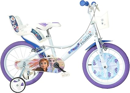16 inch frozen bike with training wheels