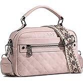 AGLOD Crossbody Bags for Women Vegan Leather Shoulder Handbags Small Cross Body Purses for Women Trendy with Wide Strap | Small, Trendy, with Wide Strap