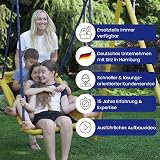 Zero Gravity Magic Carpet Swing Set with Steel Frame for Up To 2 Kids view 2