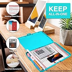 Sooez Clipboards with Storage, High Capacity Clip