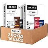 RXBAR Minis Protein Bars, Protein Snack, Snack Bars, Variety Pack (16 Bars)