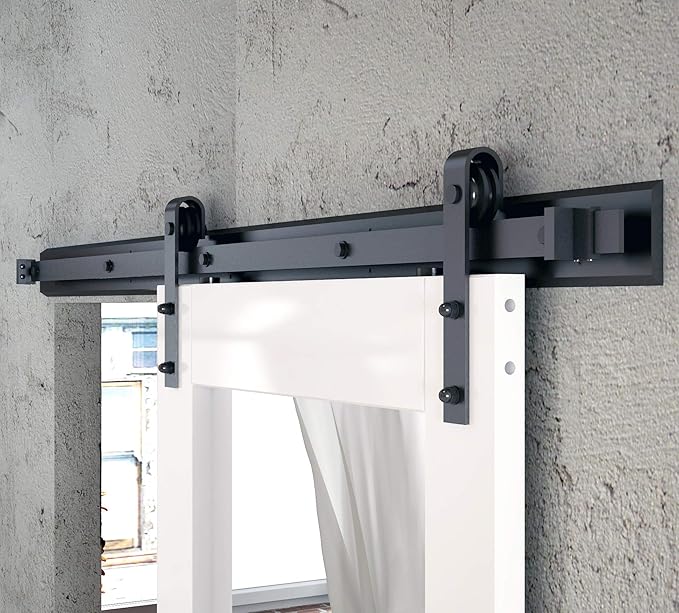 DIYHD 67" Barn Door Hardware + Ledger Board Home Improvement