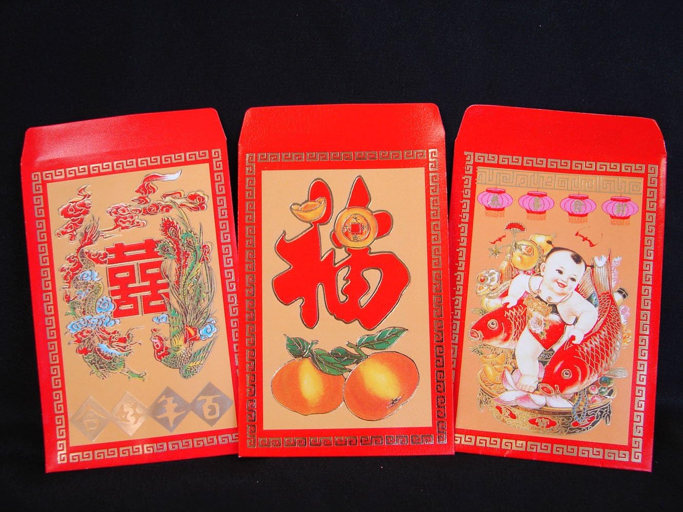 30 Pcs Colorful Chinese New Year Lucky Money Red Envelopes