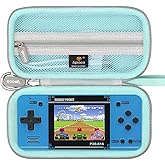 Aproca Case Compatible with WELLST·G Handheld Game Kids Portable Gaming Player, Storage Hard Bag for Accessories -Green (Case Only)