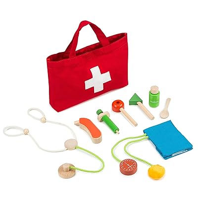 doctors play set wooden