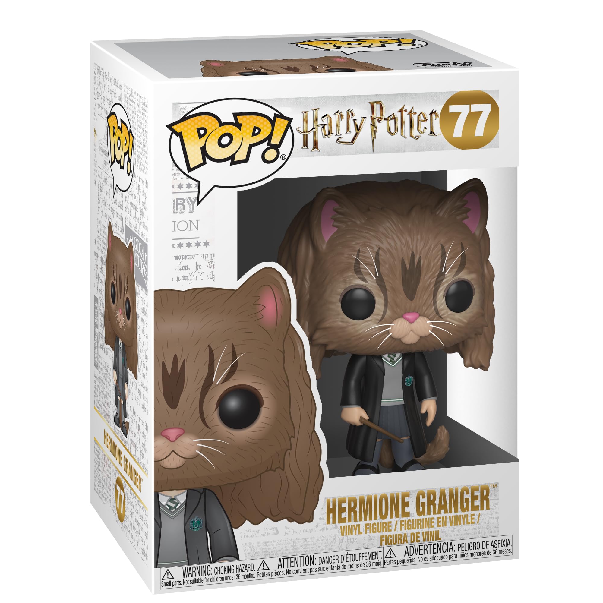 Funko POP! Vinyl: Harry Potter : Hermione Granger As Cat - Collectable Vinyl Figure - Gift Idea - Official Merchandise - Toys for Kids & Adults - Movies Fans - Model Figure for Collectors and Display