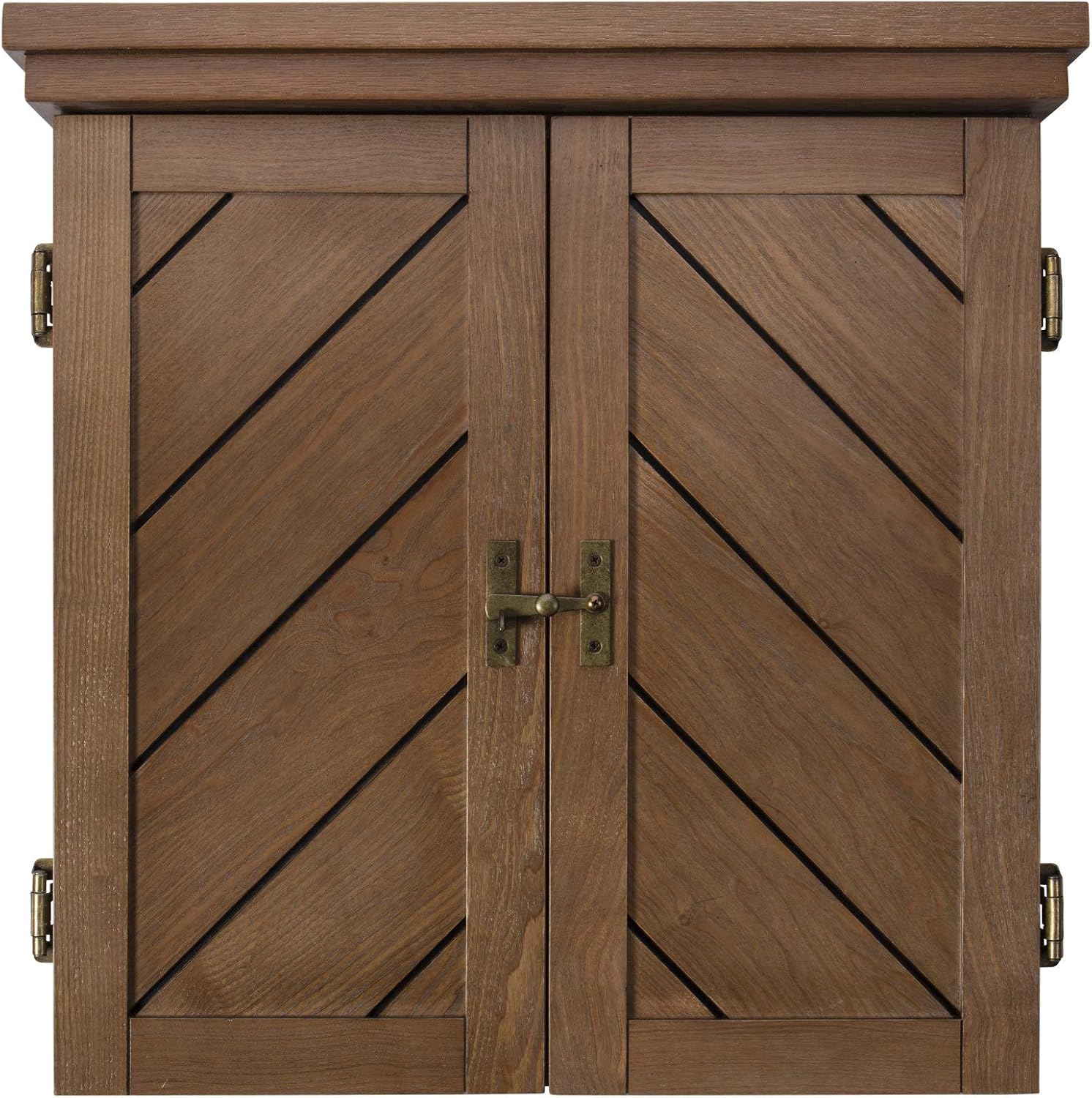 American Legend Charleston Bristle Dartboard Cabinet Set - Includes 18” Dartboard and 6 Steel Tip Darts : Sports & Outdoors