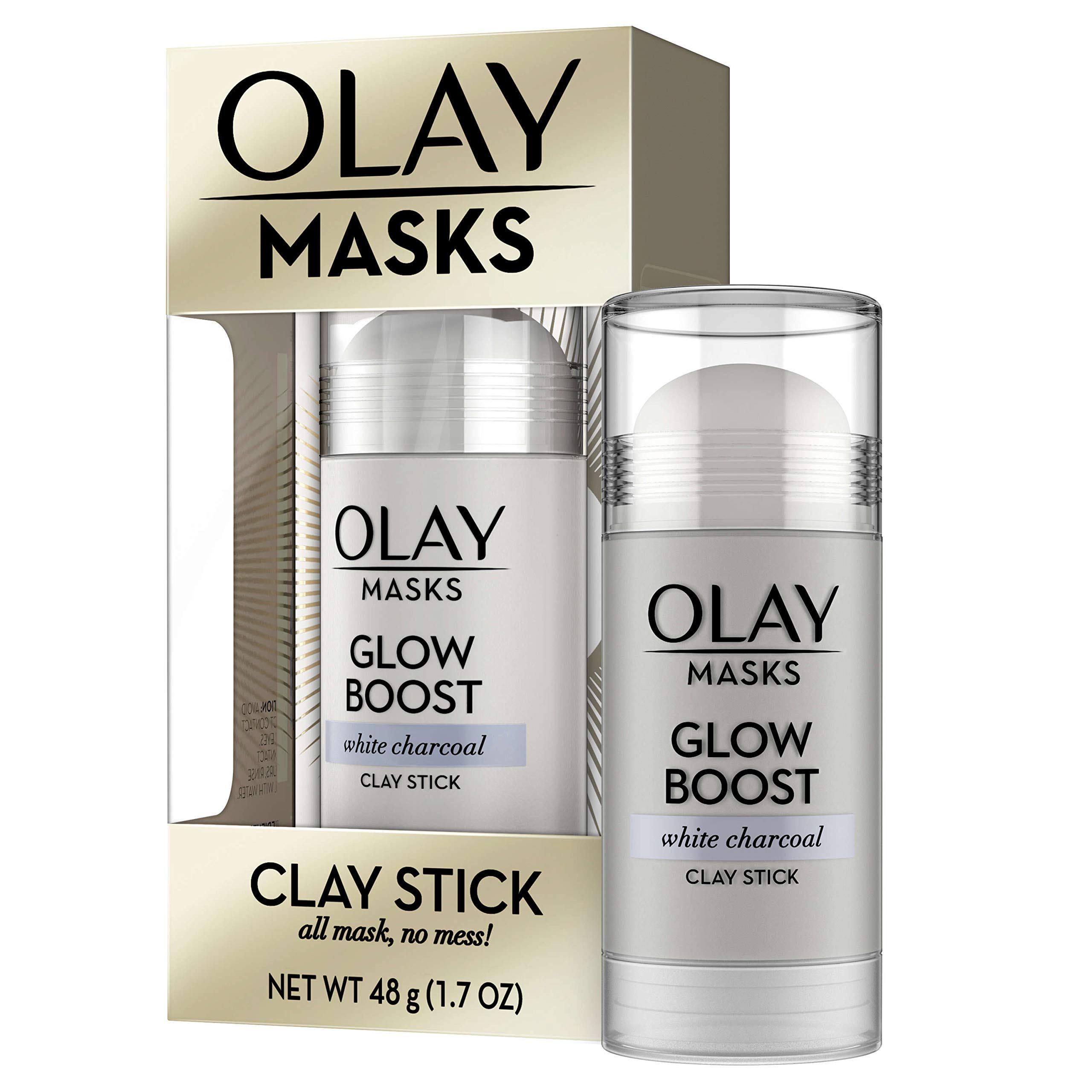 Olay Masks - Clay Stick Mask - Glow Boost - White Charcoal 50 g