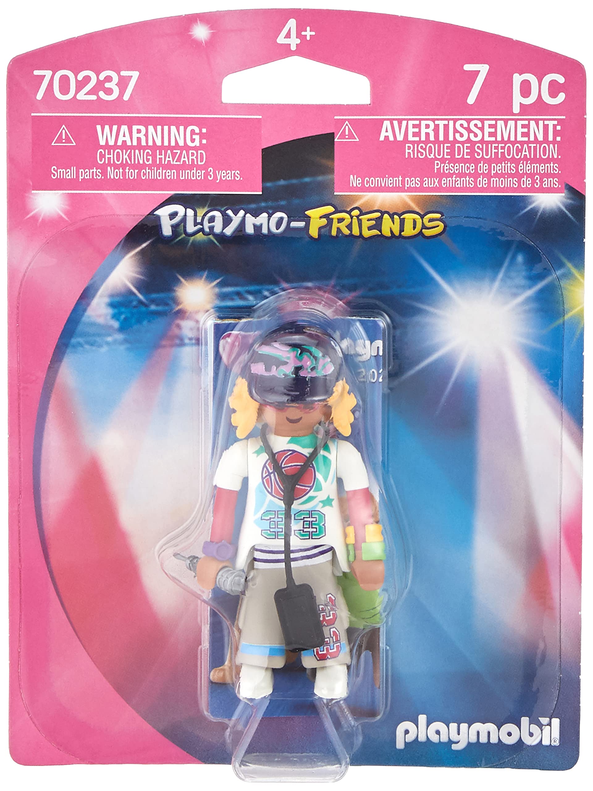 Playmobil 70237 PlayMO-Friends Rapper, Fun Imaginative Role-Play, PlaySets Suitable for Children Ages 4+
