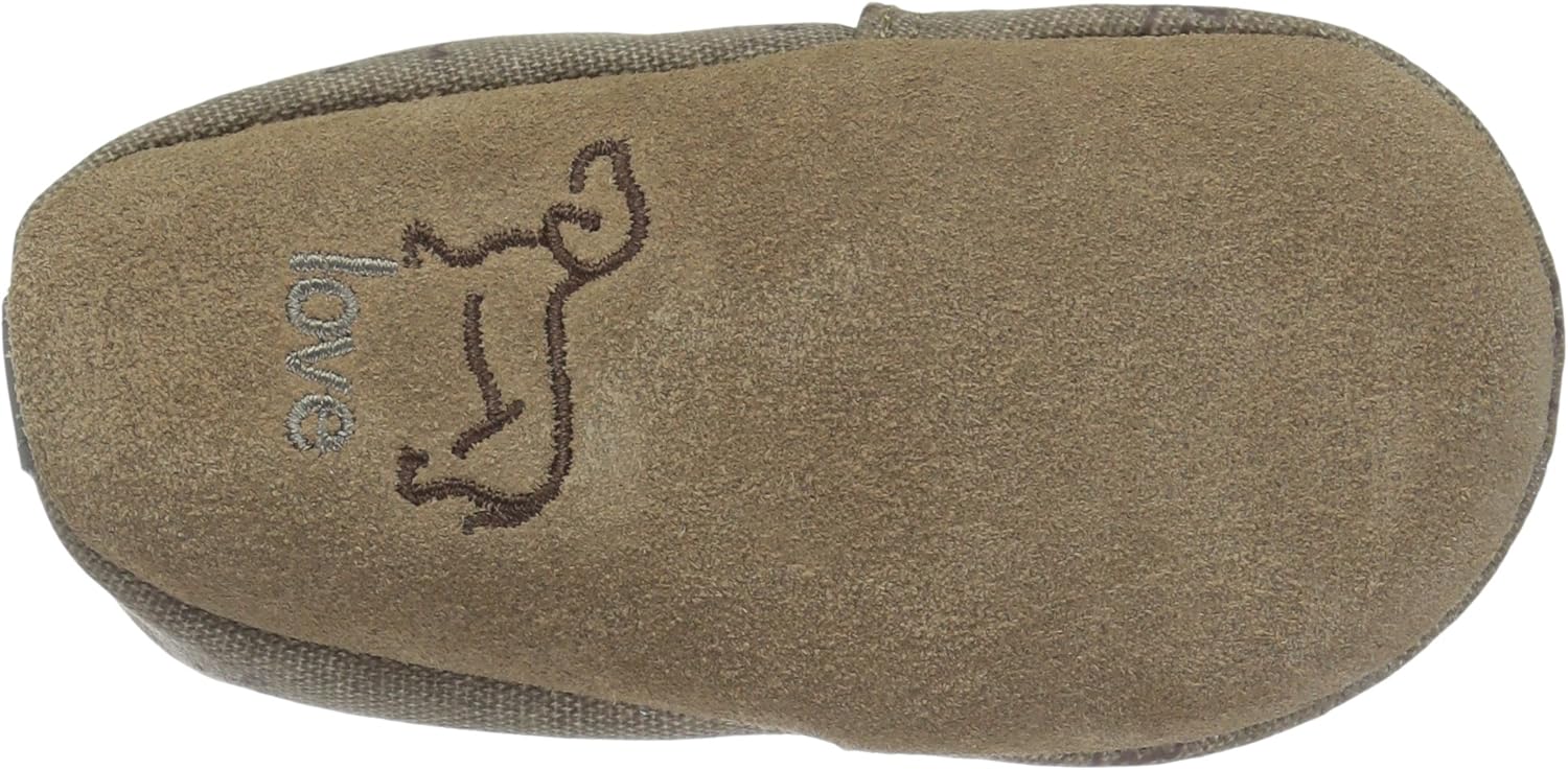 | Robeez Kids' Slip on, Canvas, Puppy Love Crib Shoe | Sneakers