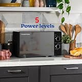 Russell Hobbs 20L 800W Black Solo Microwave, 5 Power Levels, Timer view 6