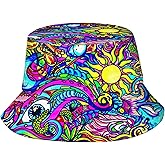 AKMCBSH Trendy Bucket Hat - Comfortable Packable Sun Beach Hat for Women Men, Perfect for Outdoor Activities Travel Hiking